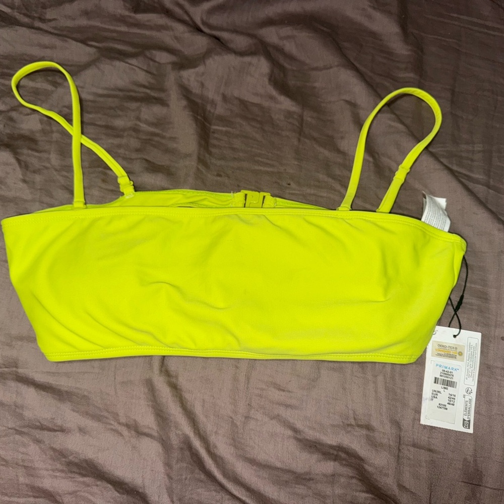 Primark Vibrant Lime Bikini Top